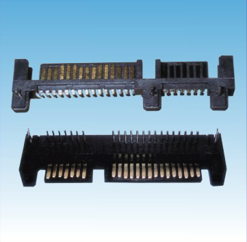 SATA 7+15P 公座 DIP 90度(加盖)